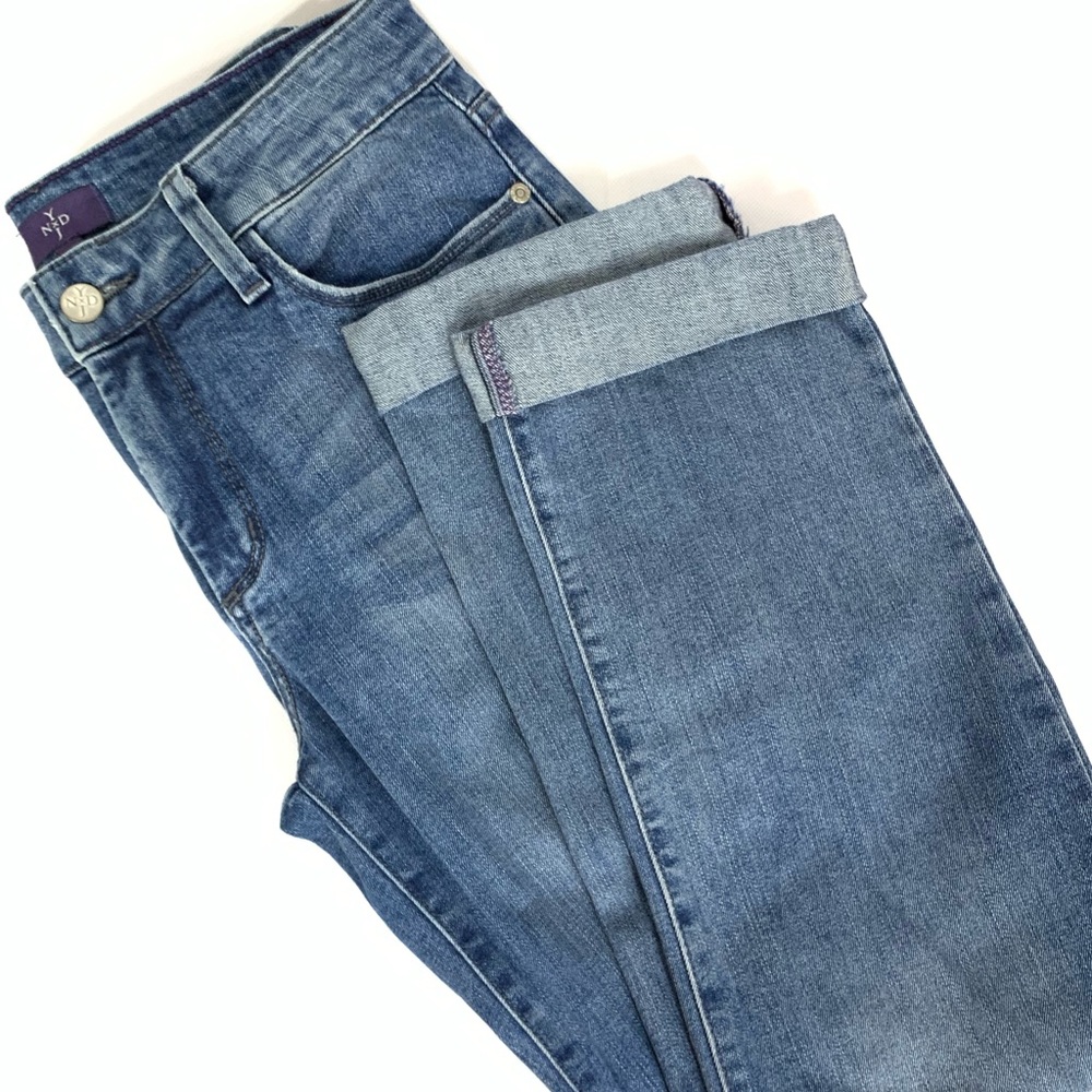 NYDJ Tanya Boyfriend Rolled Cuff Ankle Jeans